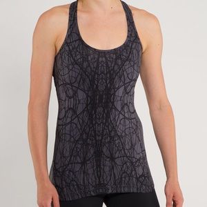 Lululemon Cool Racerback Coal Nesting Bird Print